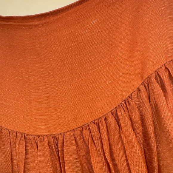 Zimmermann Postcard Ombre Orange Skirt size 0 - Picture 7 of 11